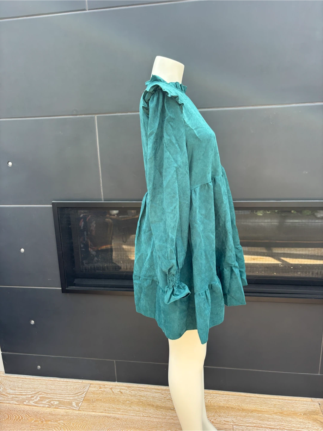 Dress 1 - Green Velvet - photo 3