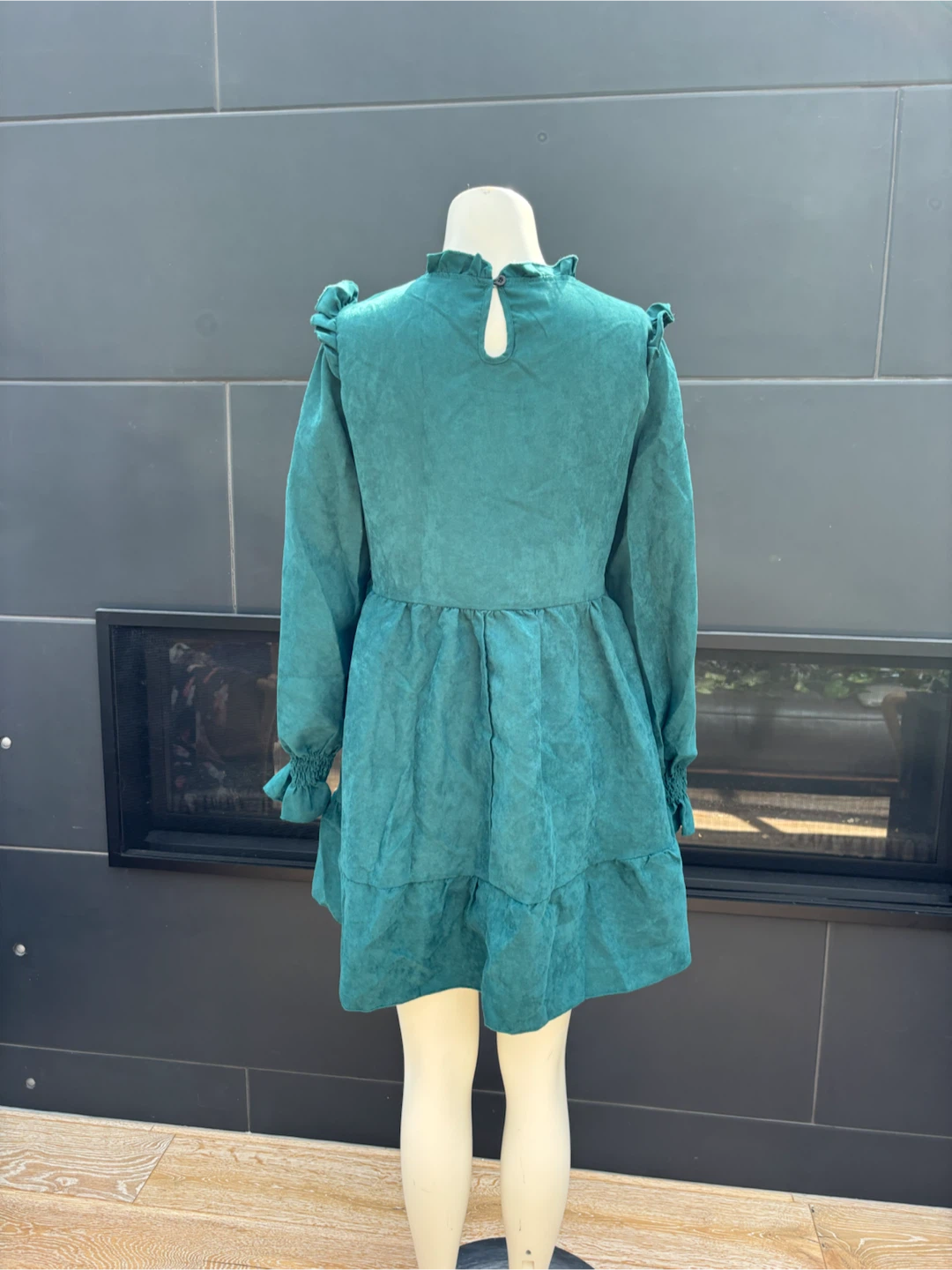 Dress 1 - Green Velvet - photo 4