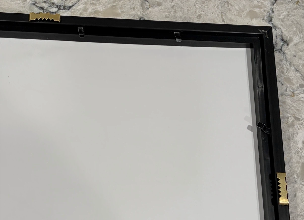 11” x 14” Black Picture Frame with White Mat - photo 2