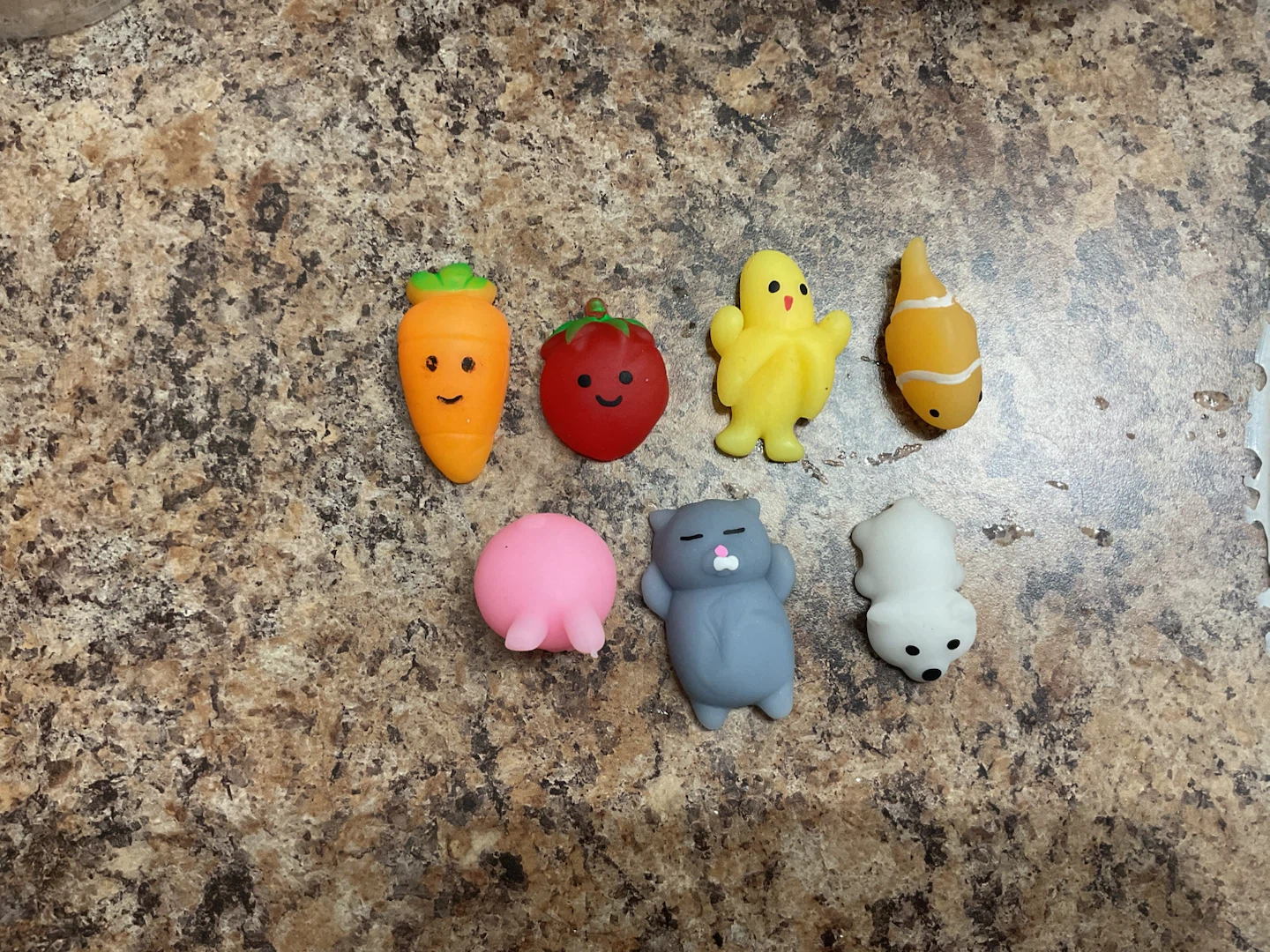 Kawaii Squishy Toys - Set of 7
