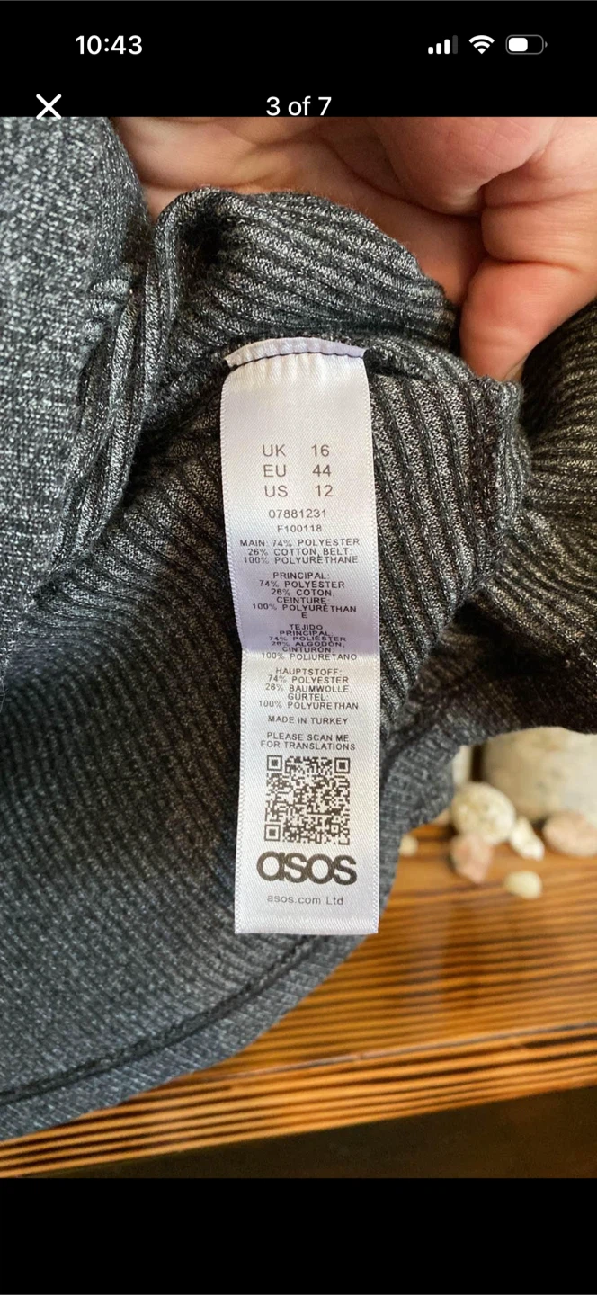 ASOS Dress With Turtle Neck and Wide Sleeve Ends - photo 3