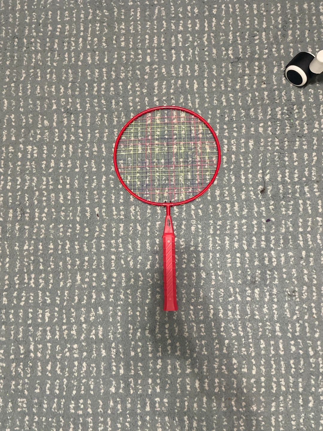 Red Badminton Racquet