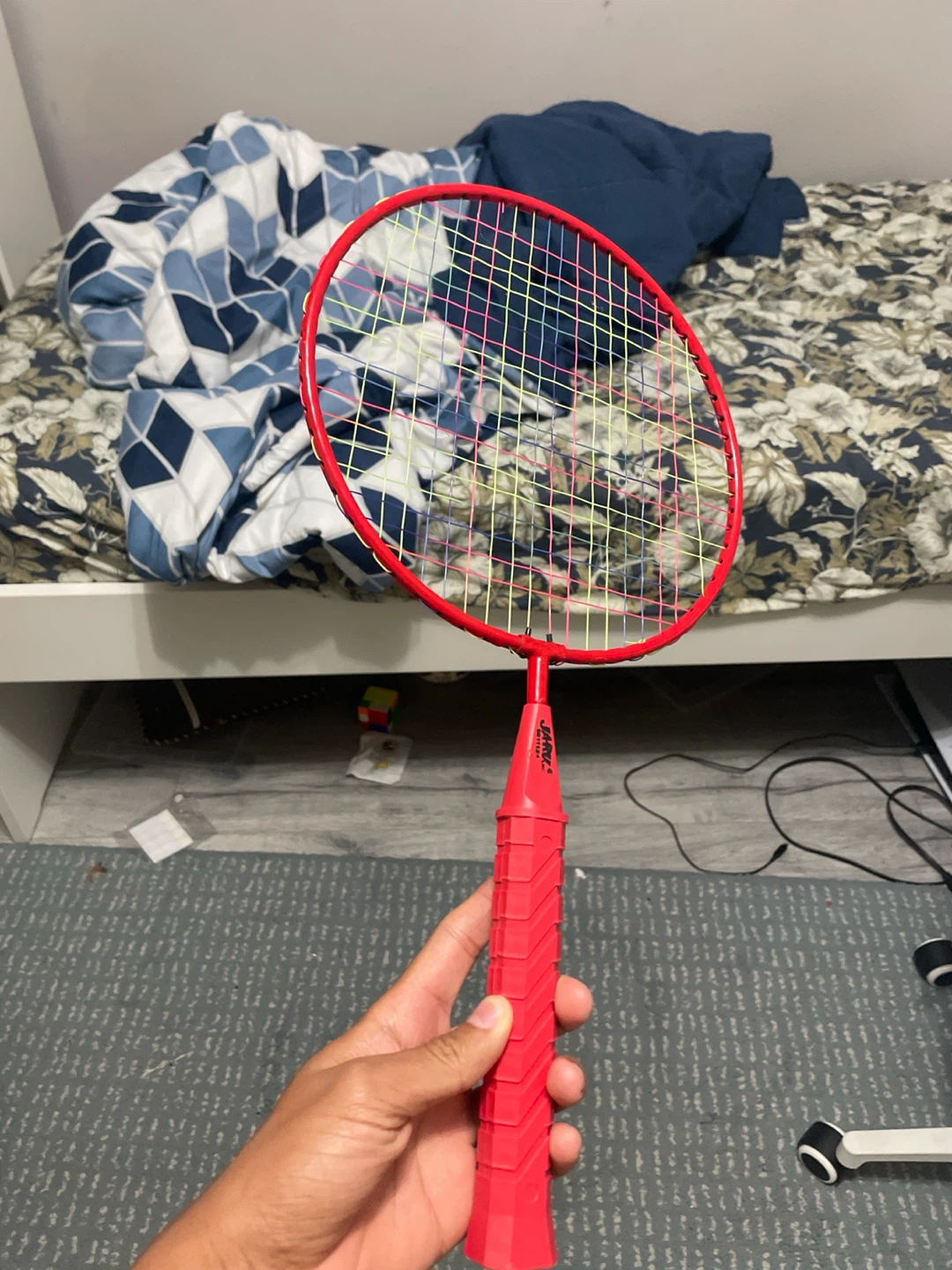 Red Badminton Racquet - photo 2