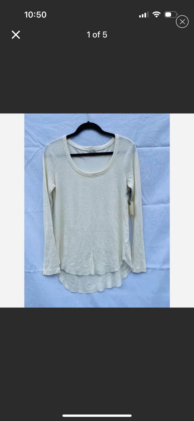 New Woman’s Hinge Thermal Waffle Knit Long-sleeve