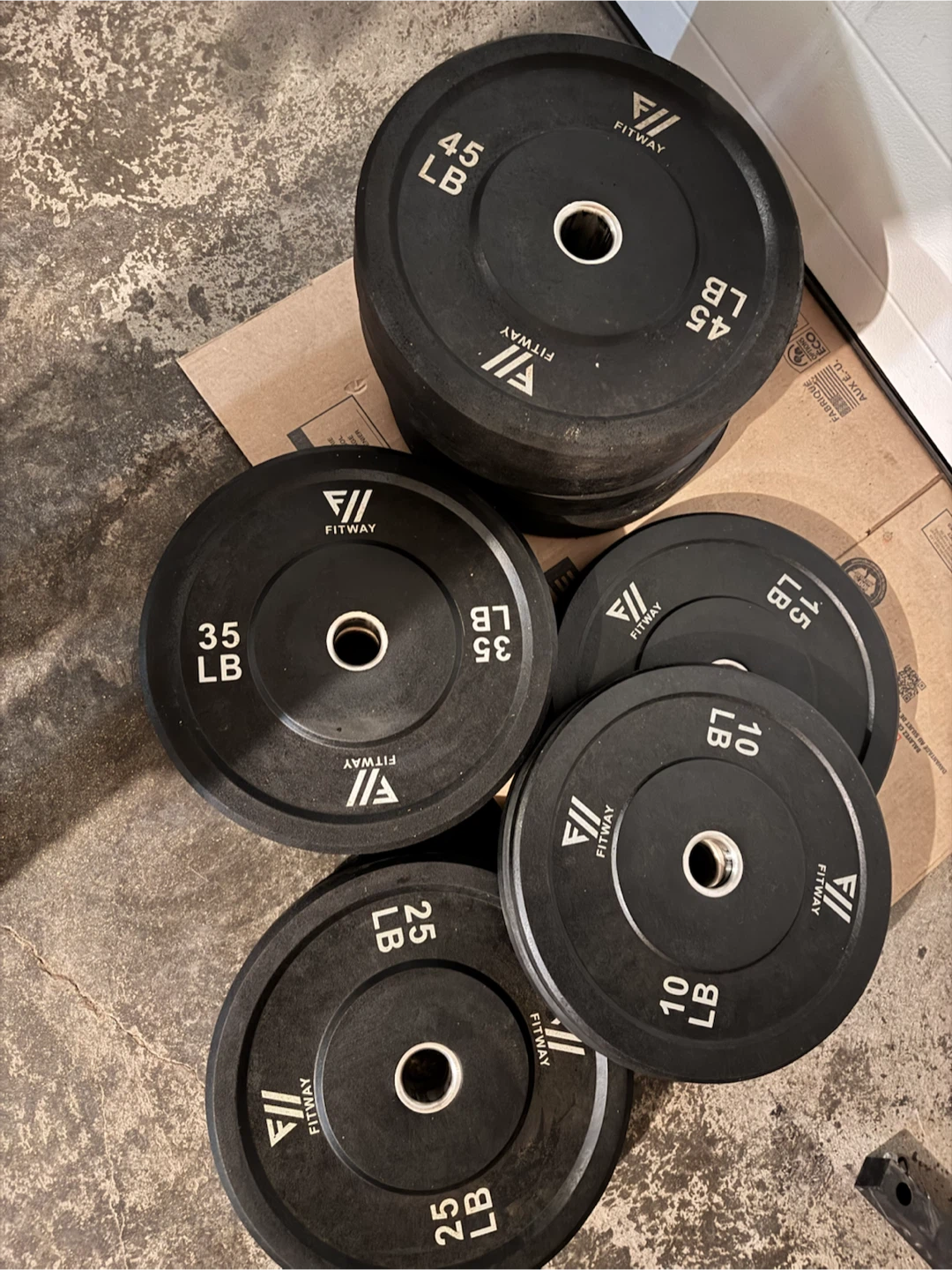 Weights Olympic bumper plates