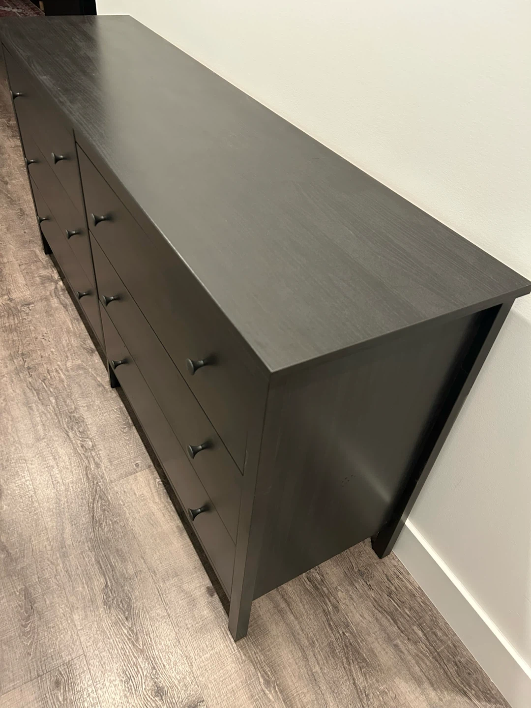 IKEA Dresser with 6 drawers black colour - photo 4