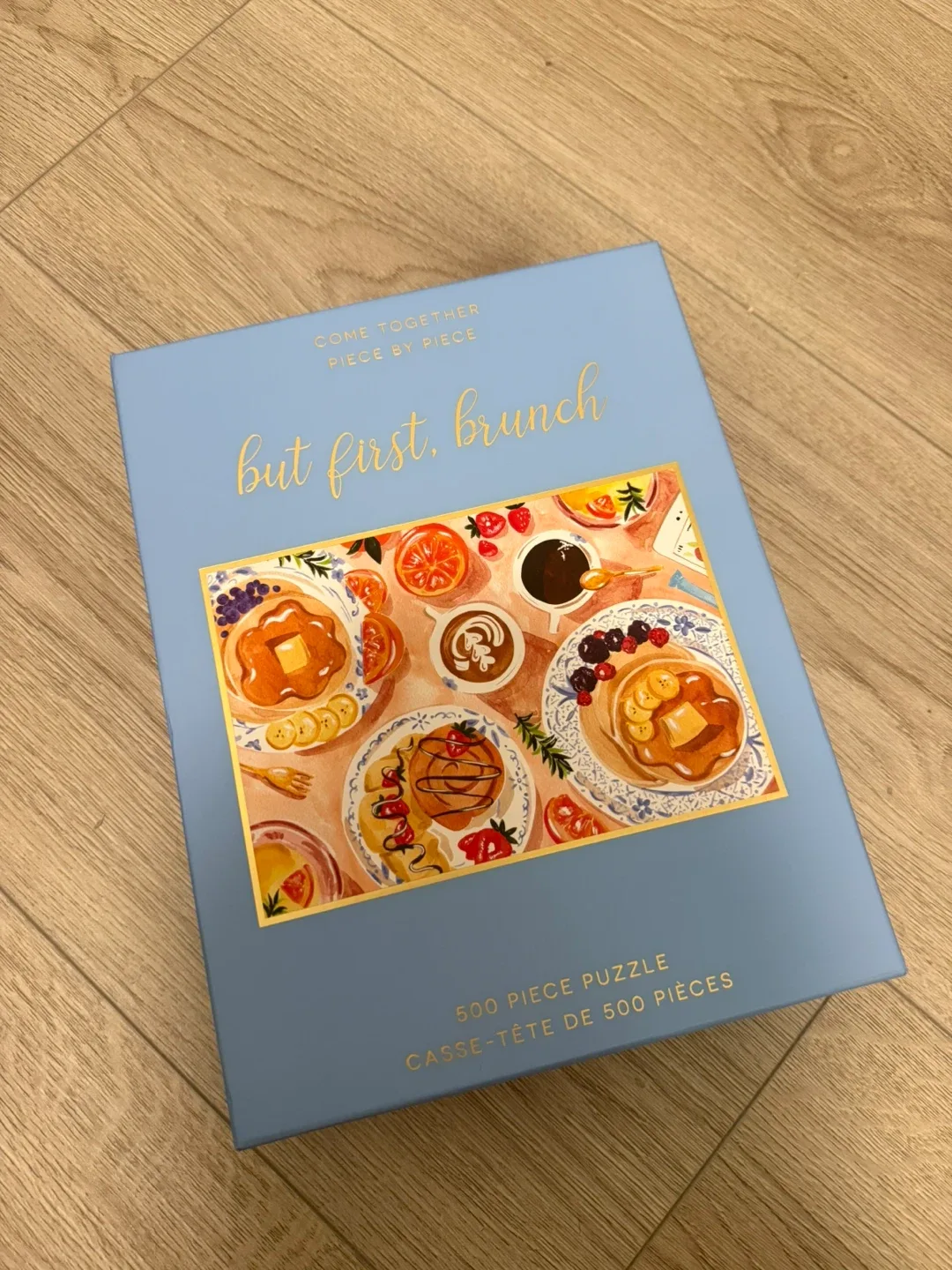 Indigo x HUXLEY "but first, brunch" 500 Piece Puzzle