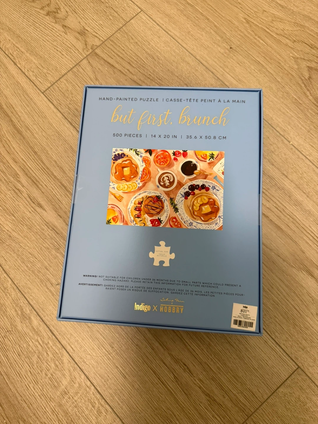 Indigo x HUXLEY "but first, brunch" 500 Piece Puzzle - photo 2