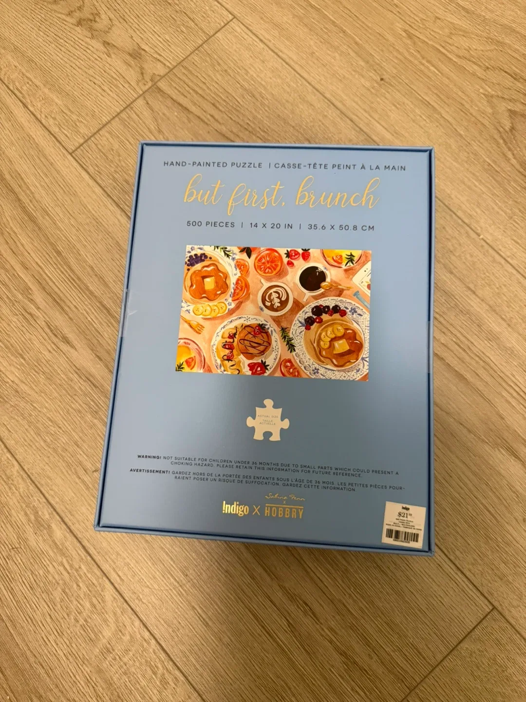 Indigo x HUXLEY "but first, brunch" 500 Piece Puzzle - photo 2