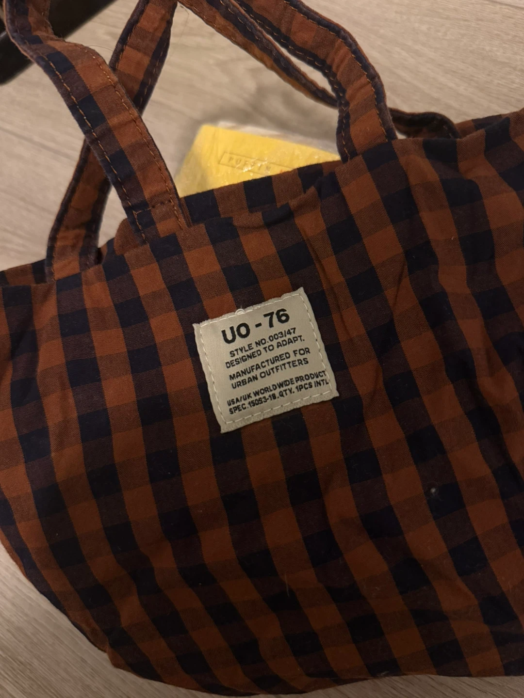 Urban Outfitters Plaid tiny Tote Bag - photo 2