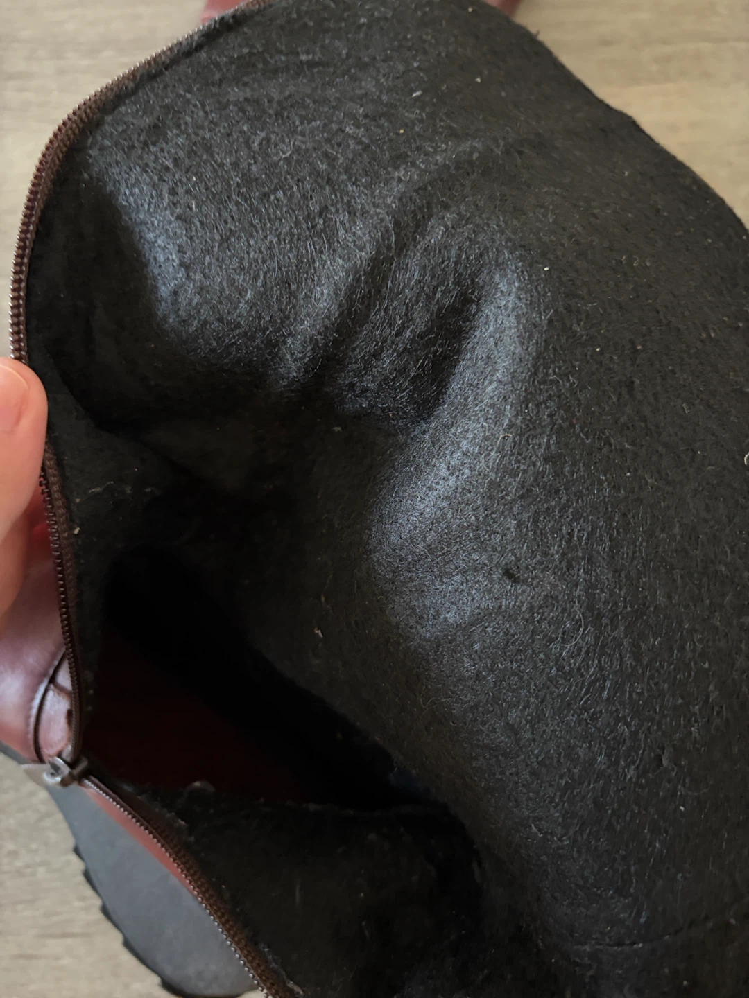 Women's Red Leather Boots Size 38 - photo 5