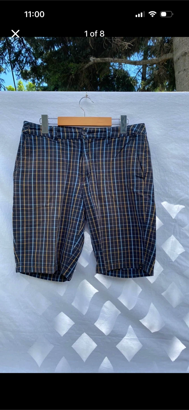 Quicksilver Plaid Shorts