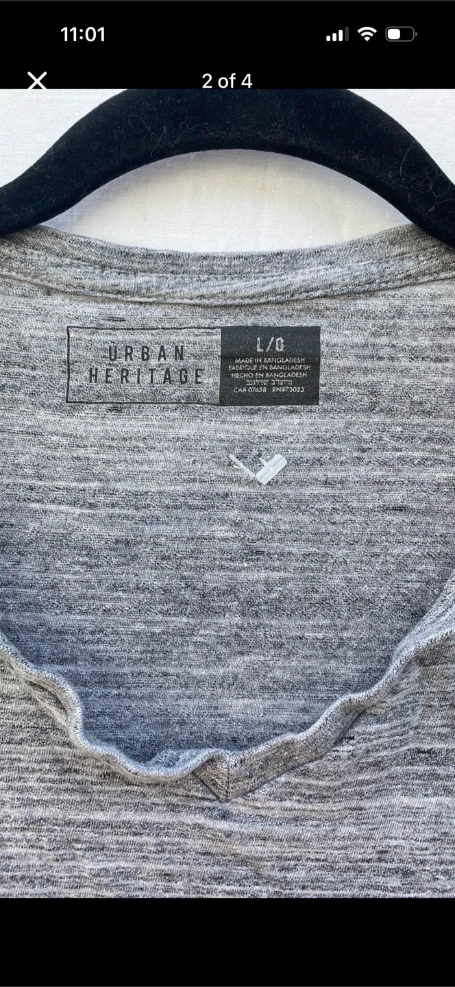 Urban Heritage Marled V-neck Shirt Top - photo 3
