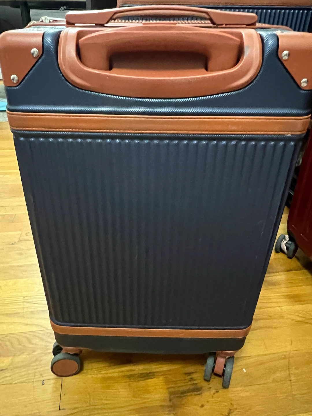 Lucky Brand Luggage Set - 2 Pieces, Navy/Brown - photo 5