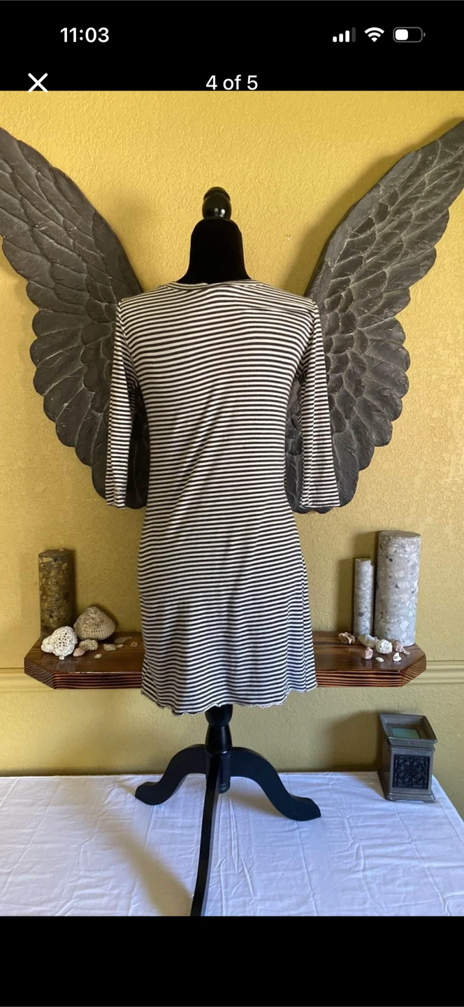 Dear Pony Canadian Made Striped Mini Dress - photo 4