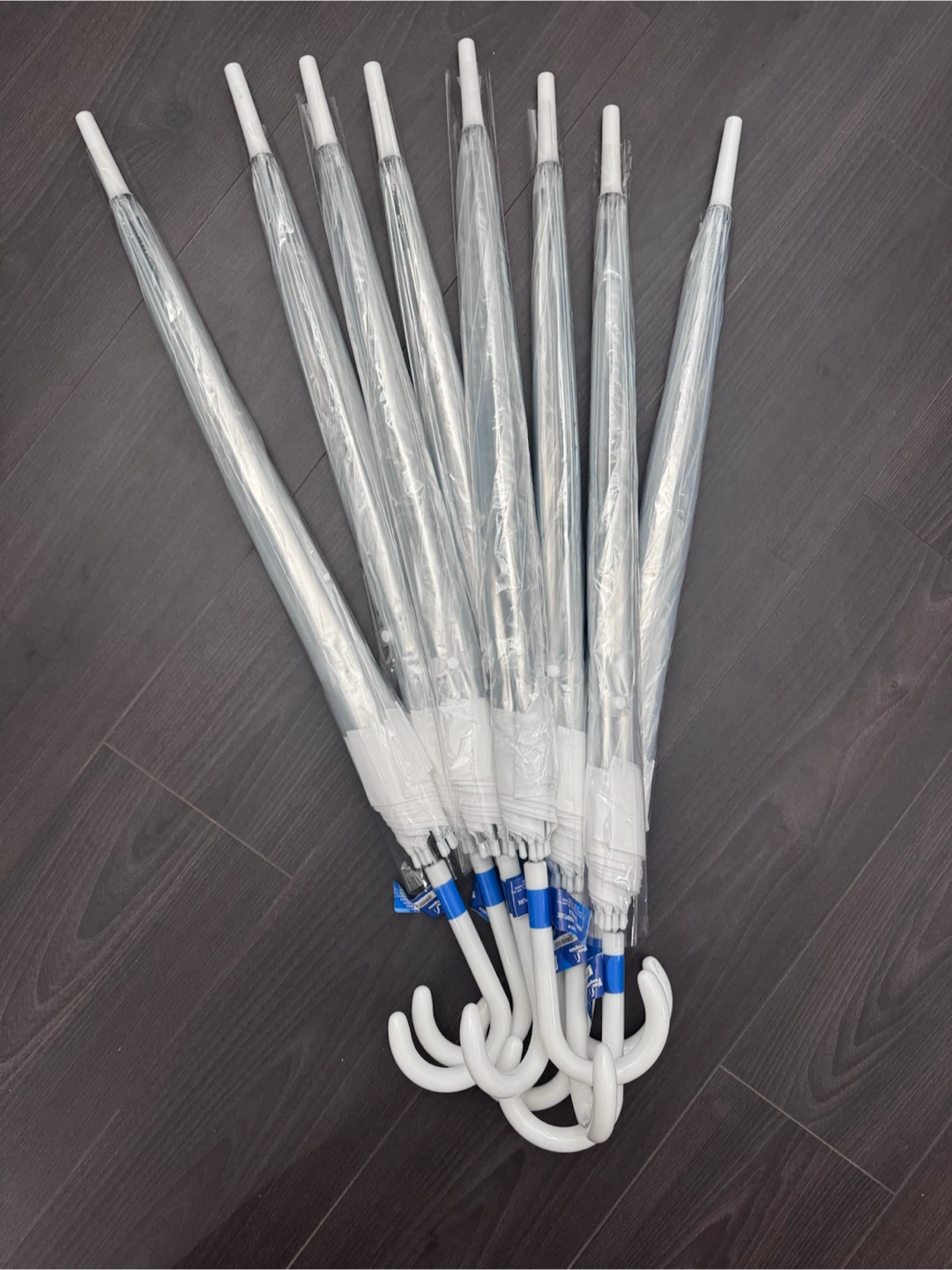 8 clear wedding umbrellas - photo 2