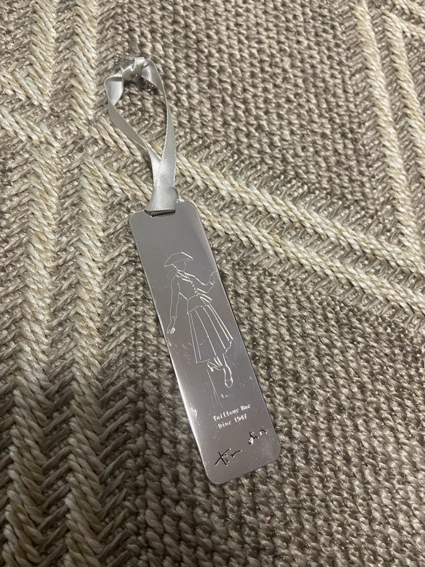 Dior Bookmark with Ribbon