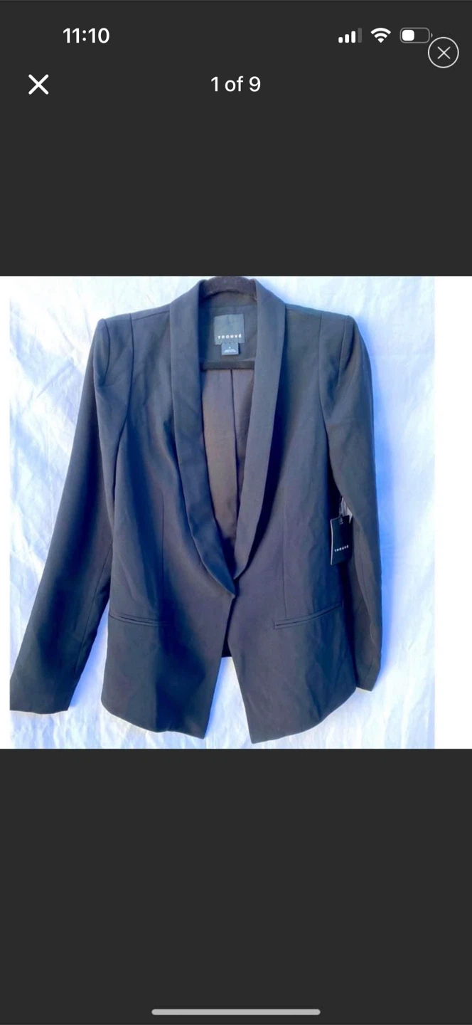 Trouve Black Suit Blazer