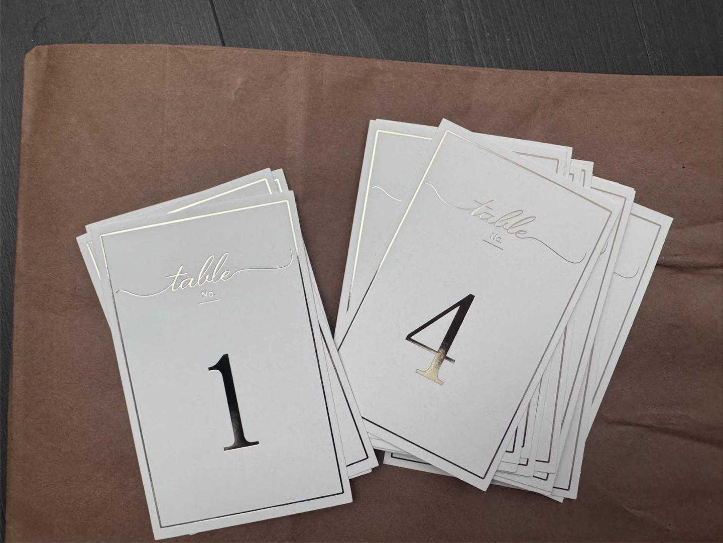 Table number cards 1-25 for wedding - photo 2