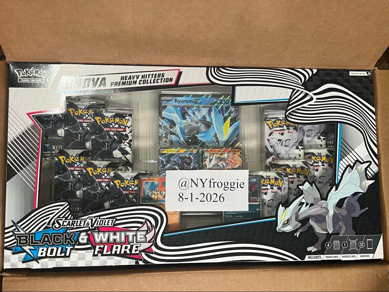 Pokemon TCG S&V BLK WHT Unova Heavy Hitters