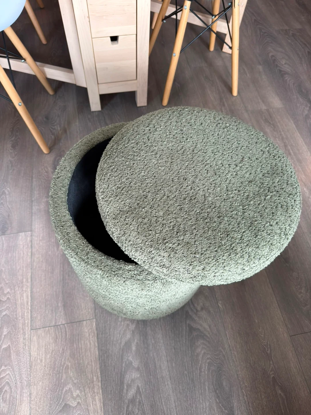 Ottoman Stool with Storage - photo 3