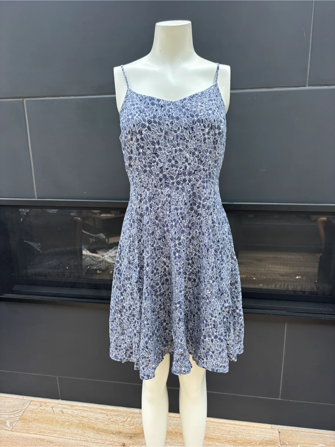Dress 7 - Blue+White Floral
