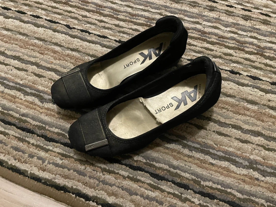Anne Klein Sport Black Ballet Flats size 5.5