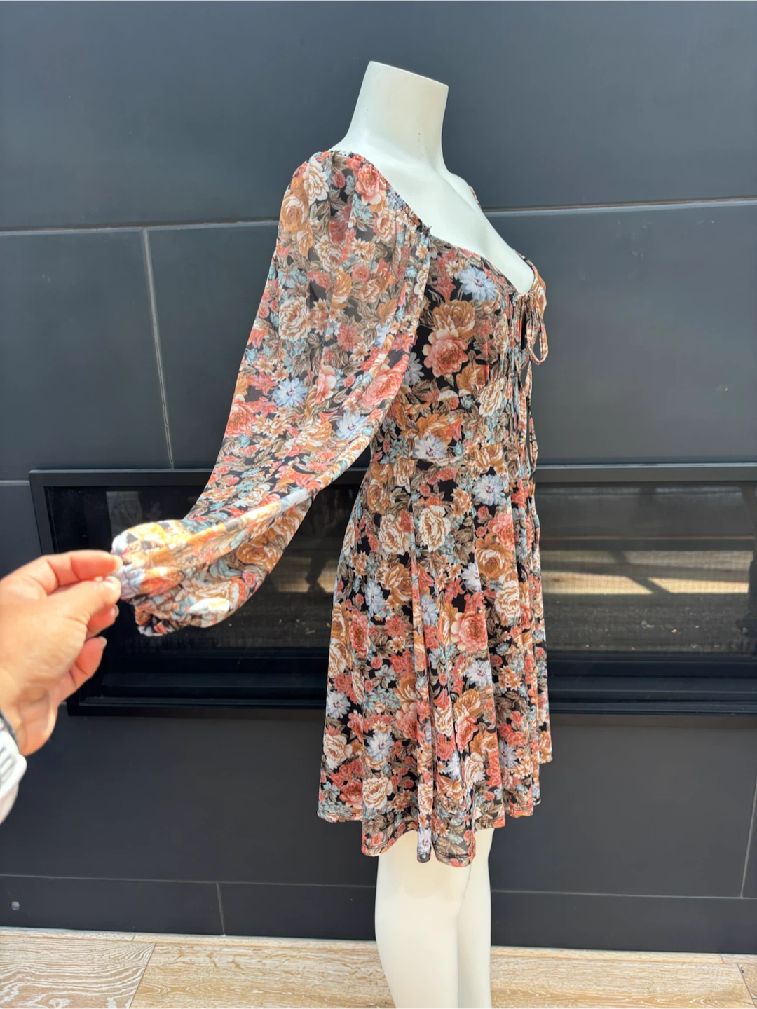 Dress 8 - Brown Floral