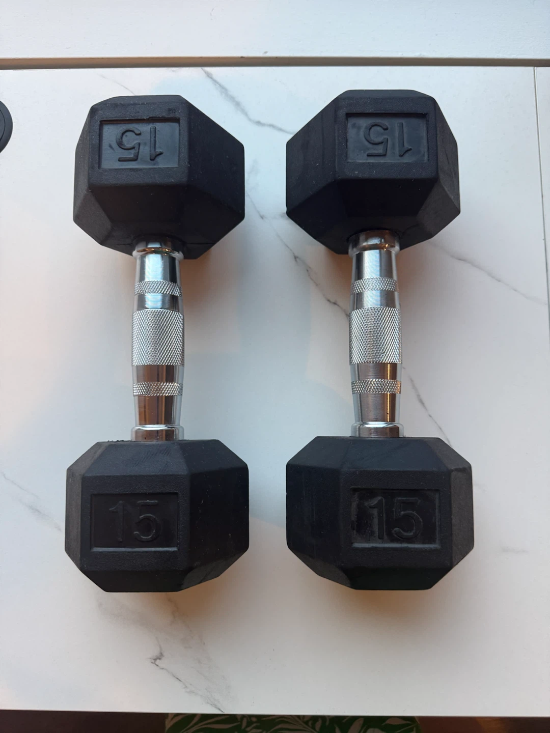 Dumbbells Pair 15 Lbs