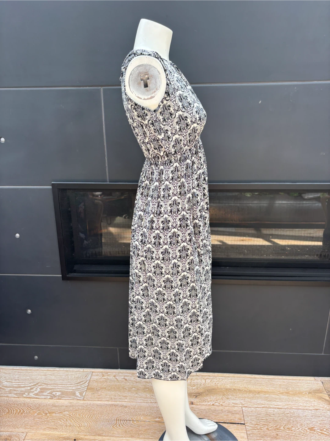 Dress 11 - Black+White geometric print - photo 2