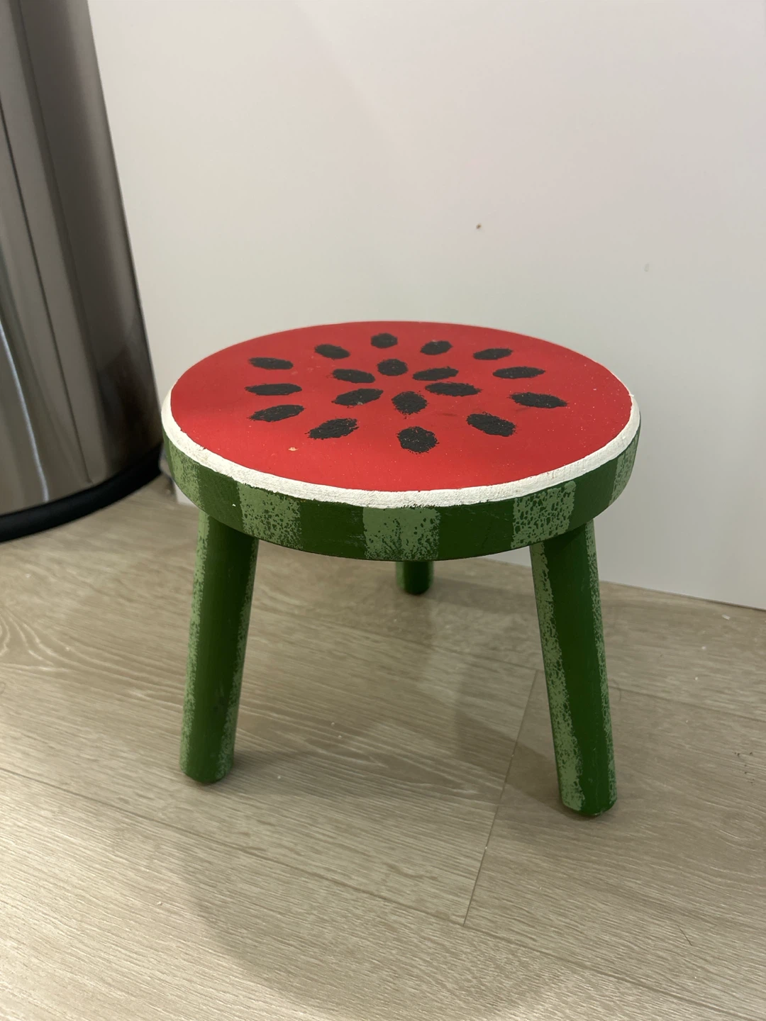 Wooden Watermelon Plant Stand or Stool