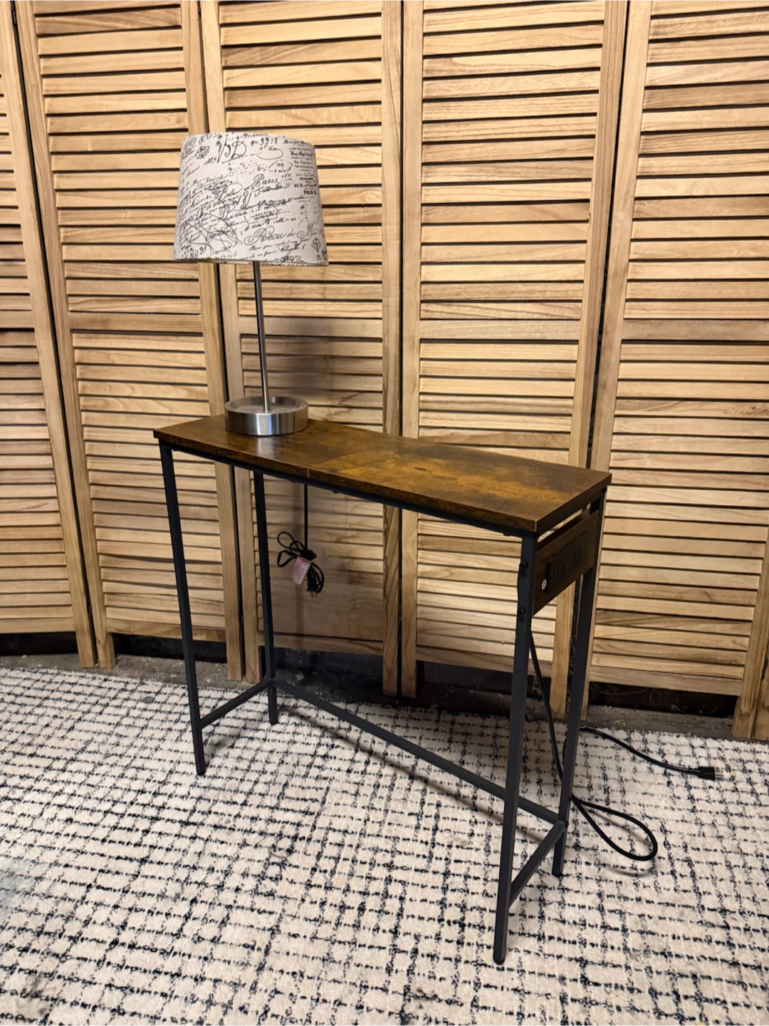 Console Table with outlets - photo 2