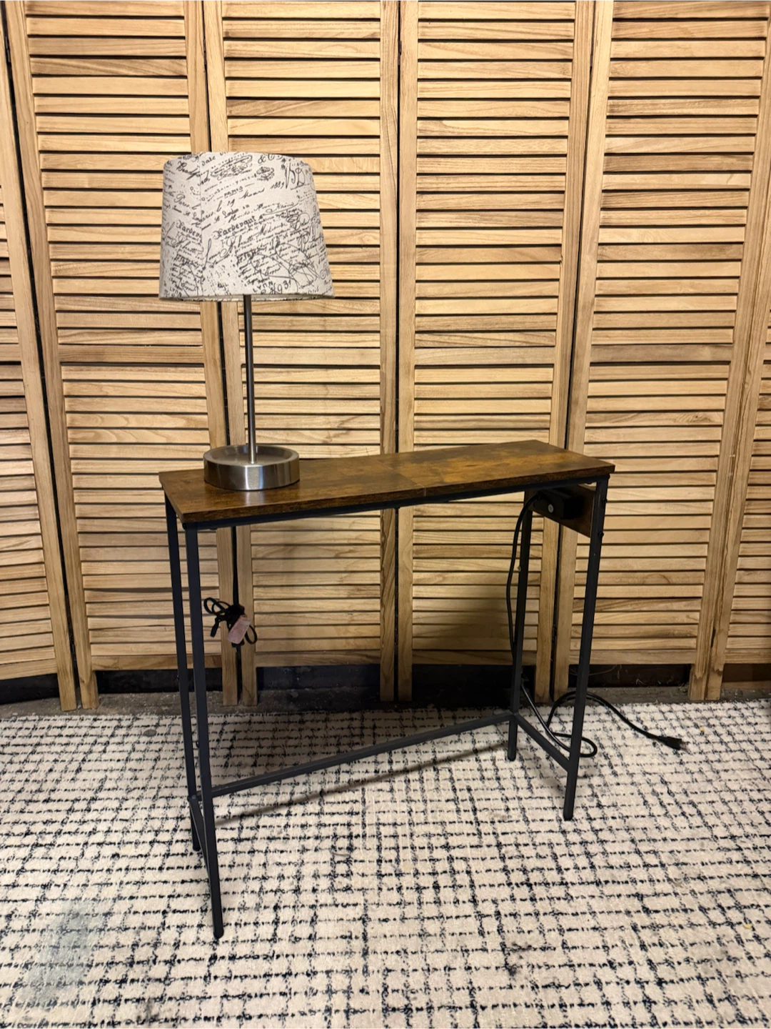 Console Table with outlets - photo 3