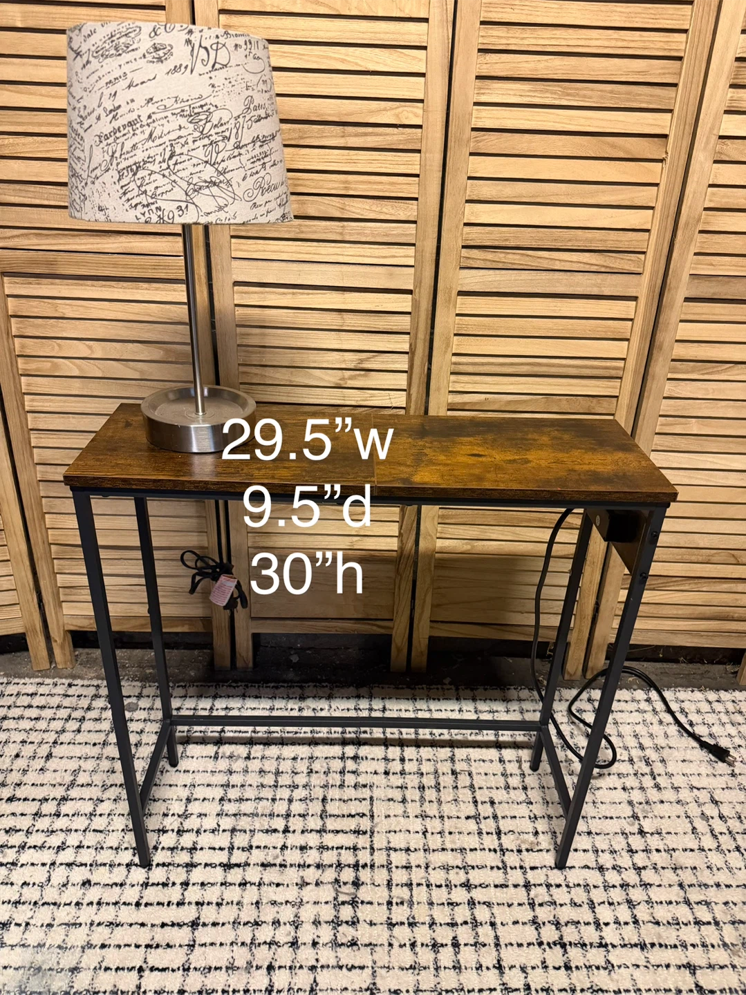 Console Table with outlets - photo 4