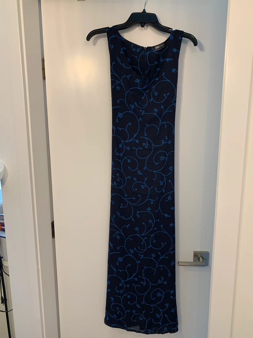 Danielle Kelly Paris Navy Floral Maxi Dress - photo 3