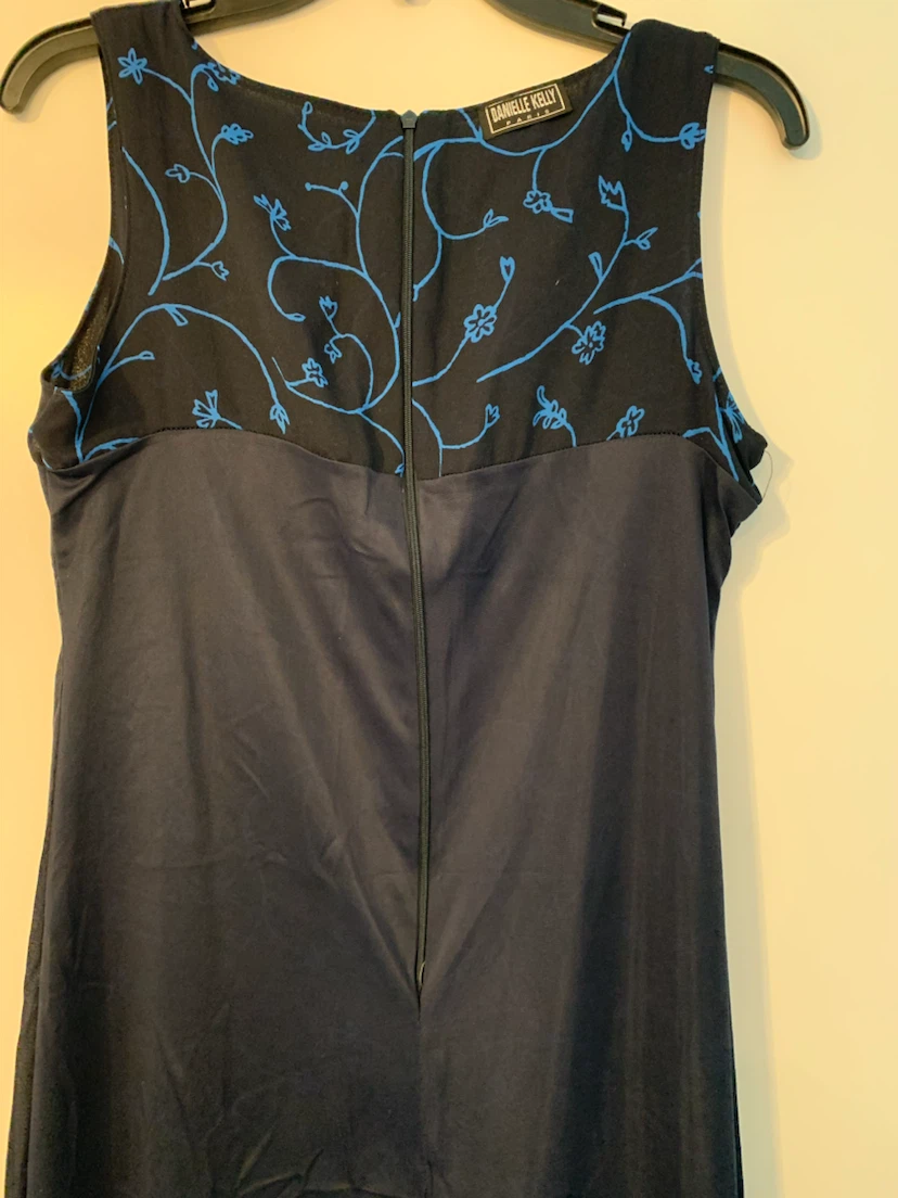 Danielle Kelly Paris Navy Floral Maxi Dress - photo 4