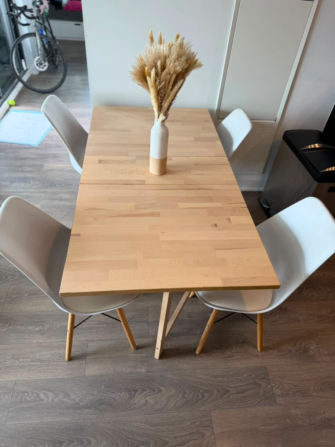 Dining Table with Drawers Collapsible - photo 2