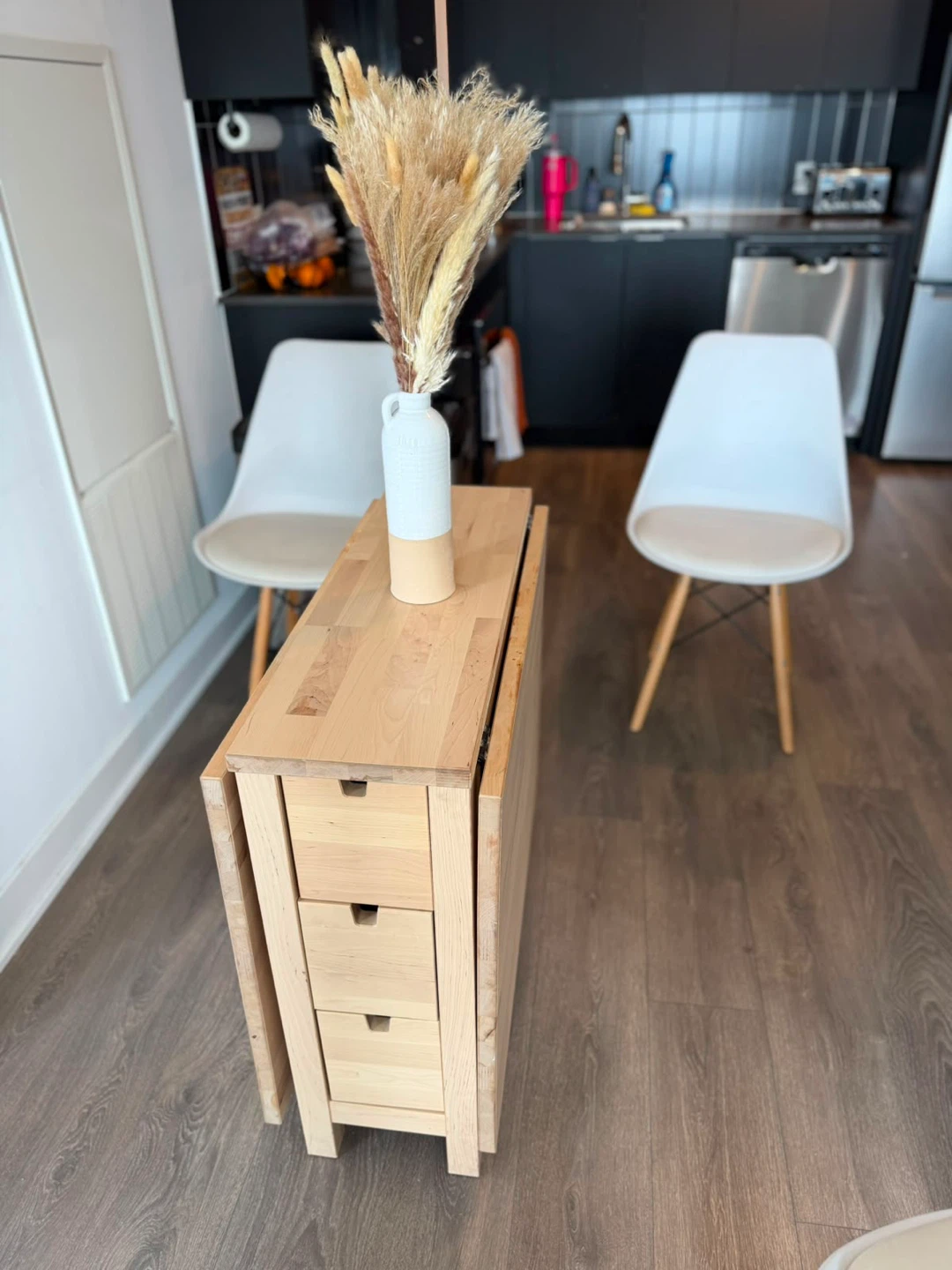 Dining Table with Drawers Collapsible - photo 5