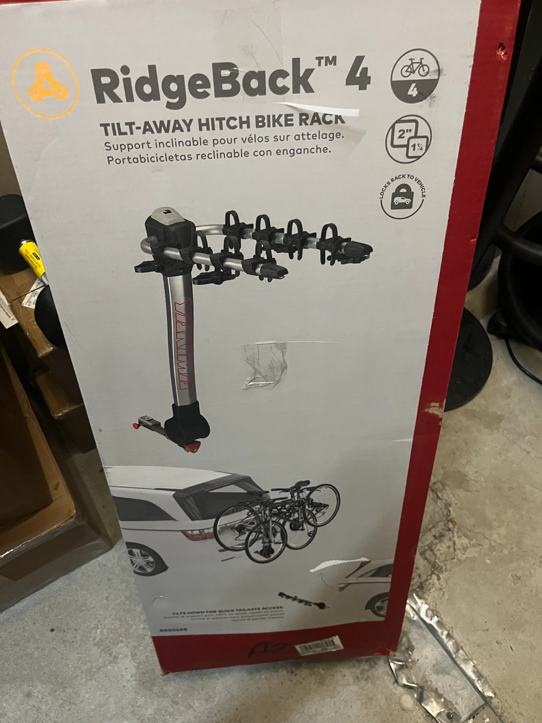 Tilt-Away Bike Rack - photo 2
