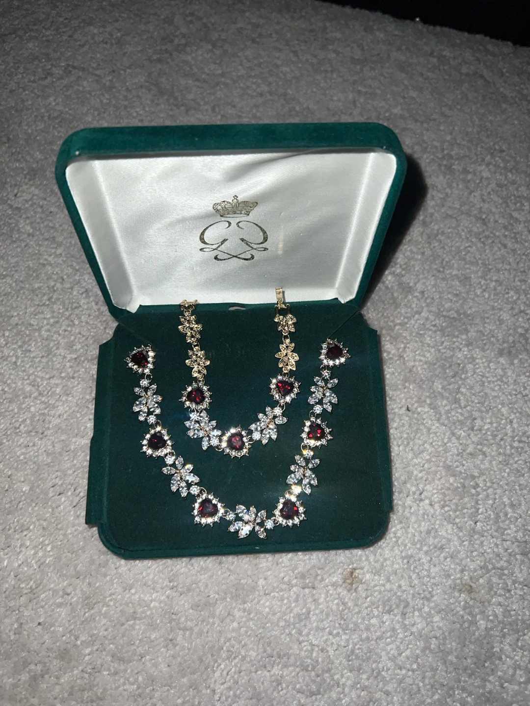 Clarion-Pell Princess Grace of Monaco Necklace and Earrings Set - photo 3