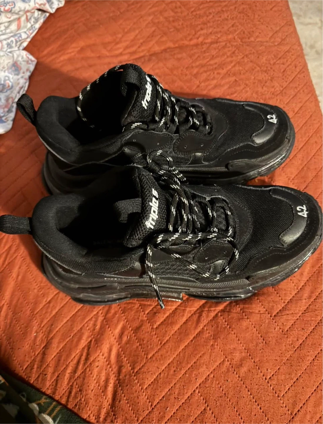 Balenciaga Triple S Sneaker - Black Size 42 - photo 3