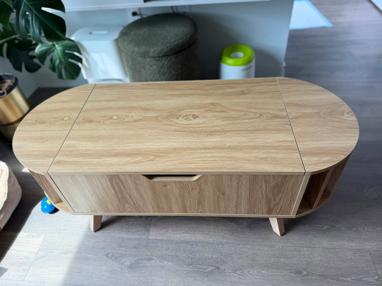Coffee Table Wooden Lift-Top with Storage - photo 2
