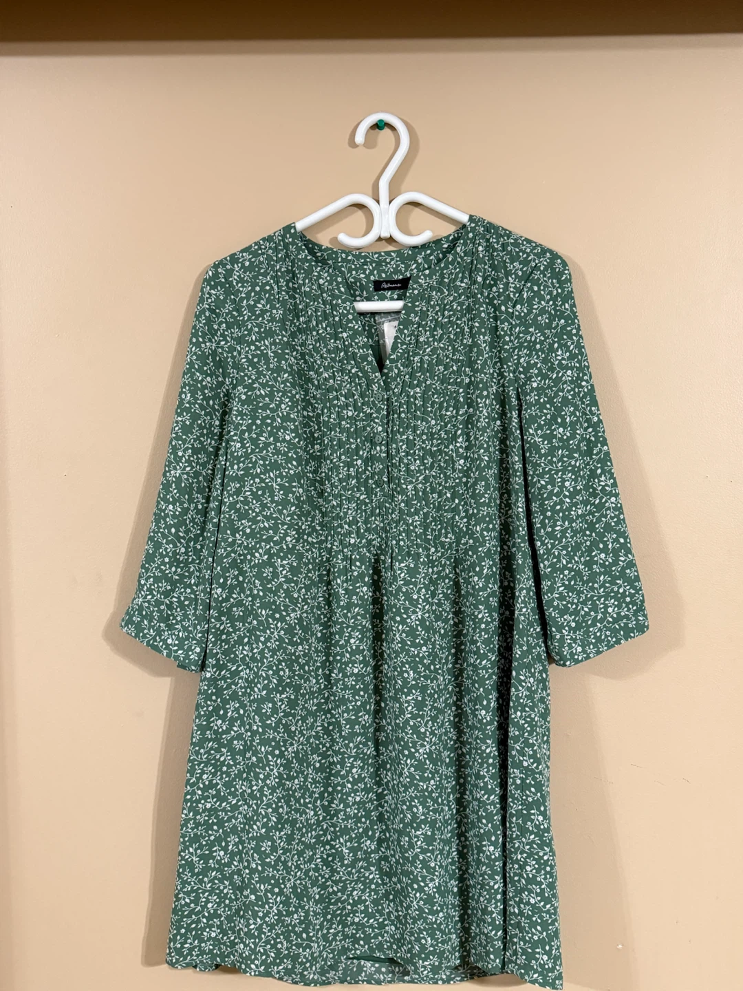 Green Floral Dress