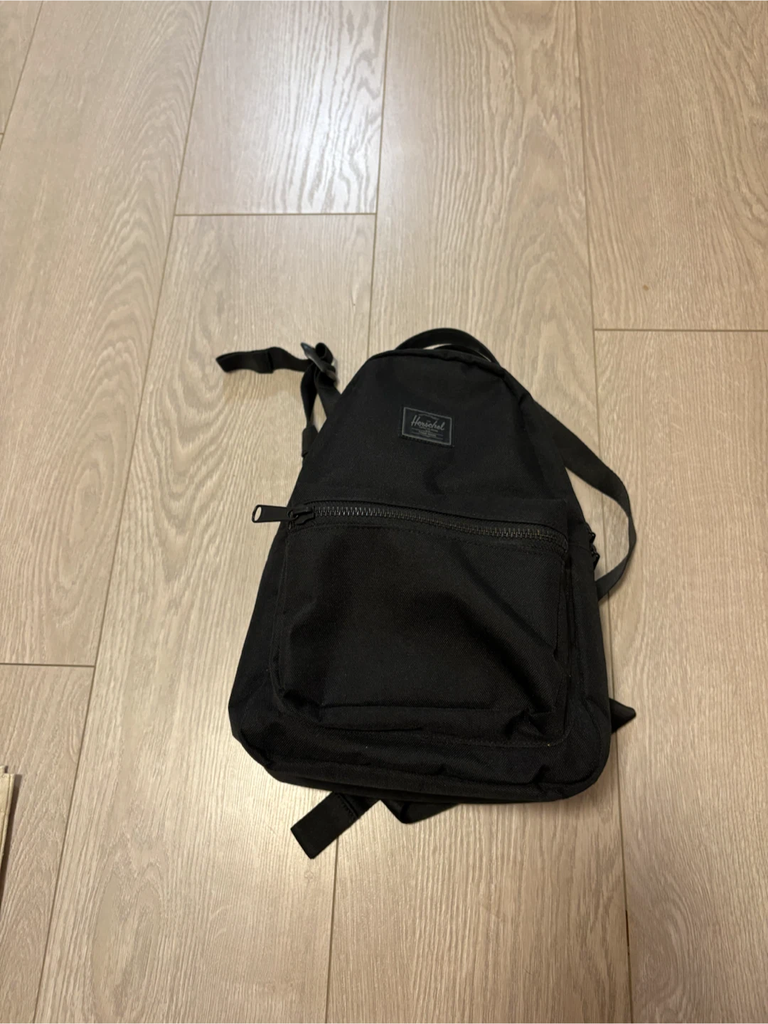 Herschel Black Backpack mini