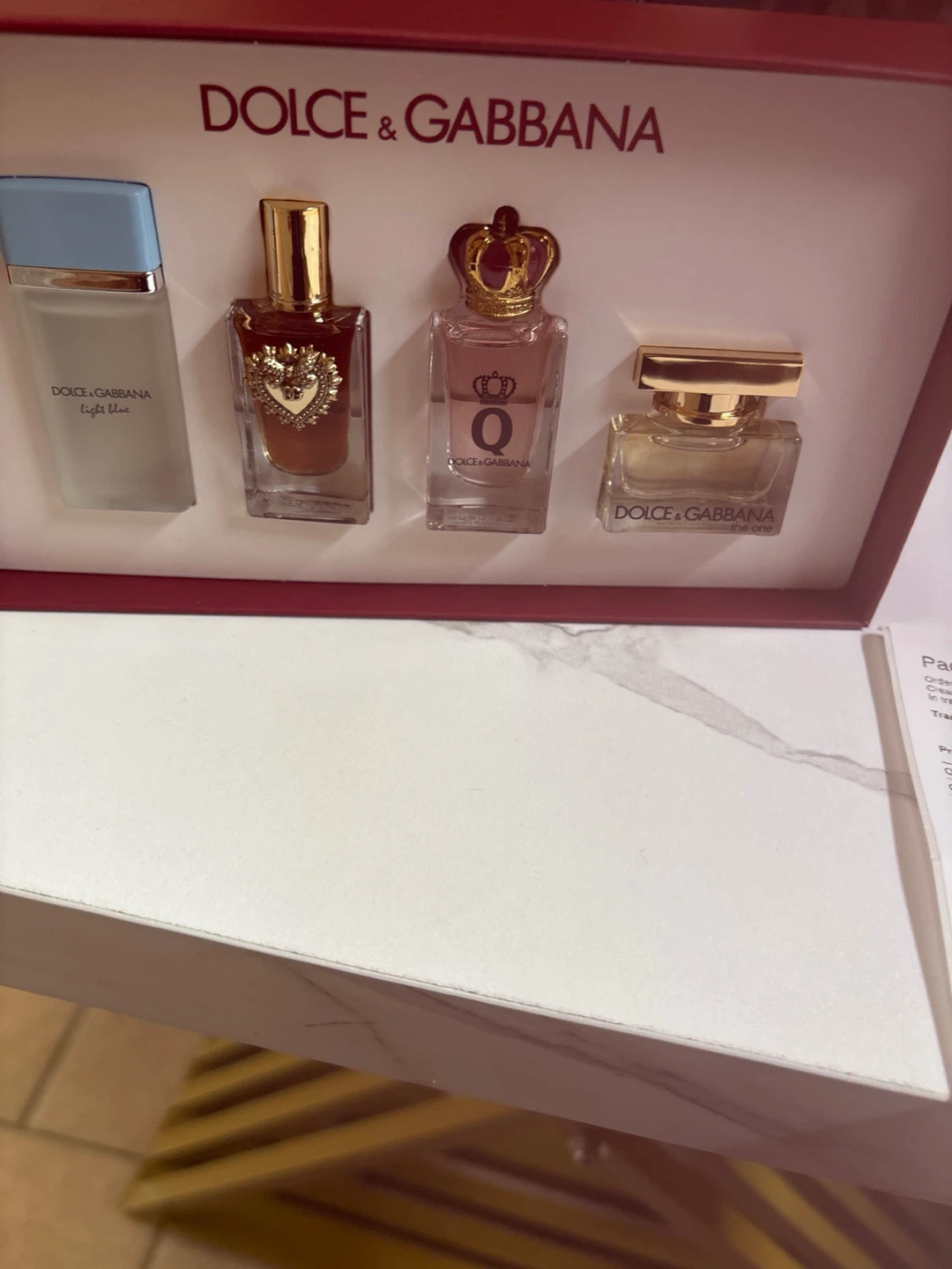 Dolce & Gabbana Miniature Perfume Gift Set