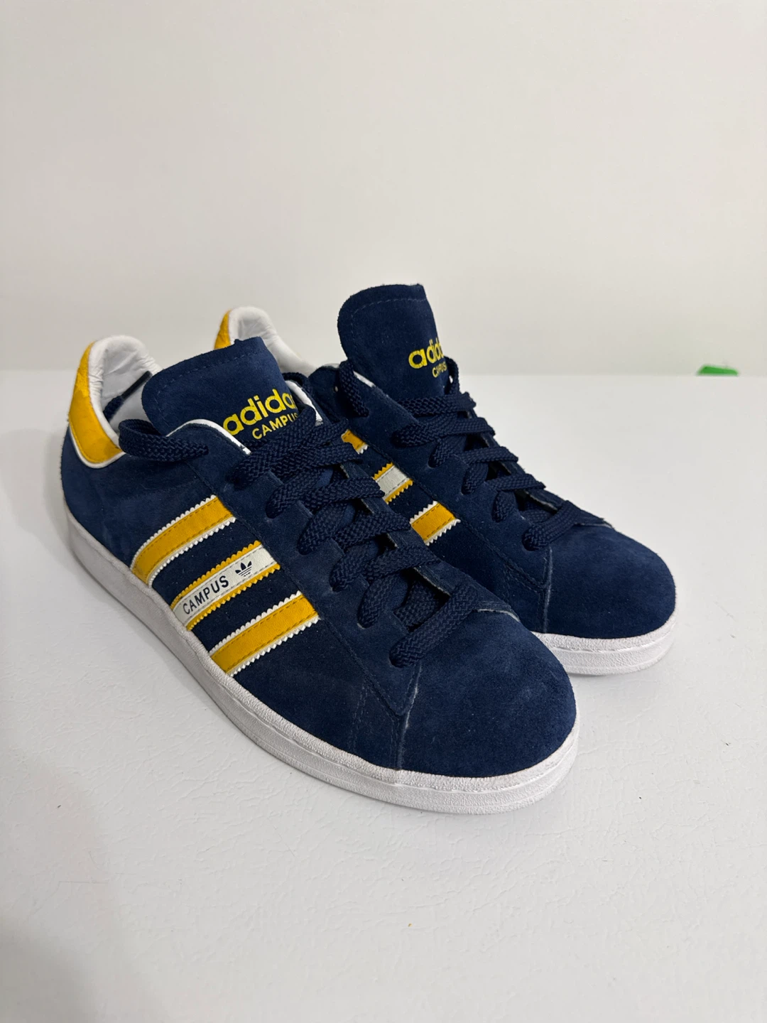 Adidas Campus Navy / Yellow - Men's Size 10 (Unworn )
