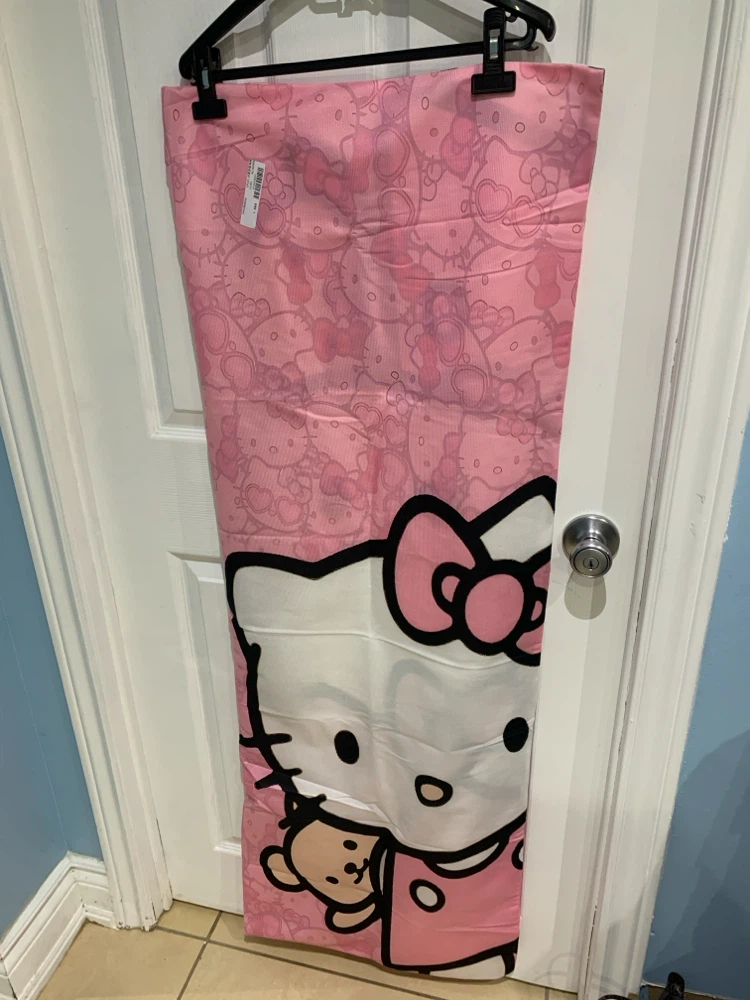 Hello Kitty Pink All-Over Print Fabric Pillow Case