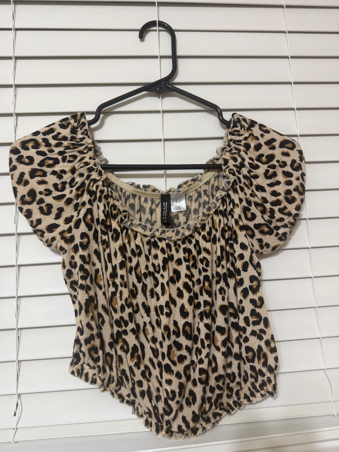 100% Cotton H&M Leopard Print Top - photo 2