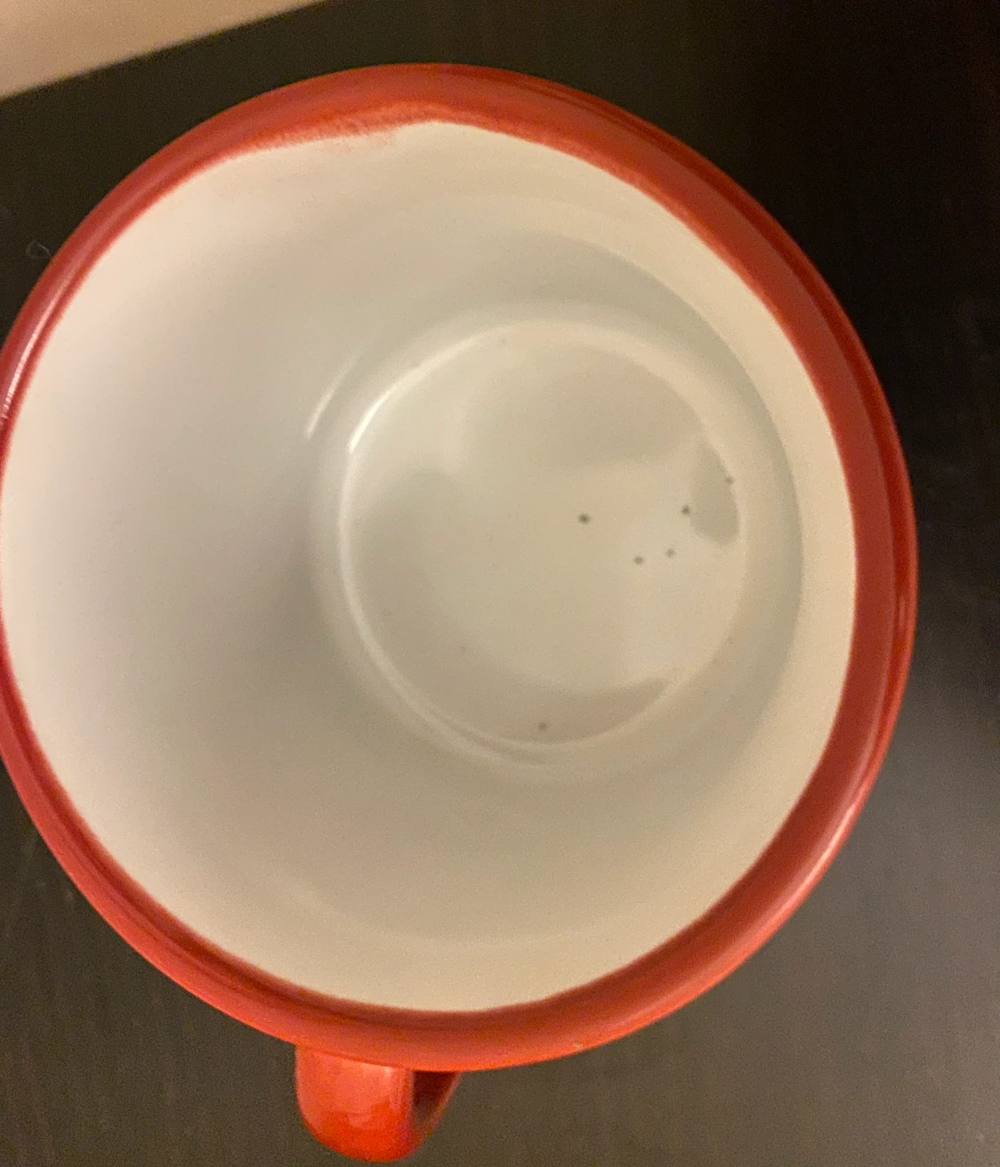 SIAKI Collection White Ceramic Mug with Red Pattern - photo 5