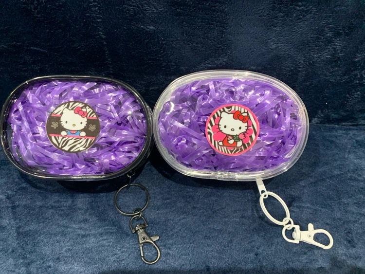 Hello Kitty Clear Pouches 5 each